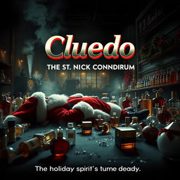 A cinematic poster for the film 'Cluedo: The St