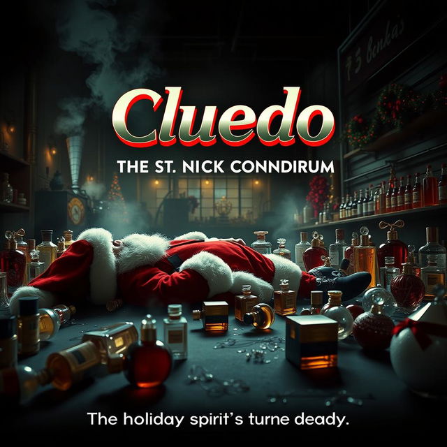 A cinematic poster for the film 'Cluedo: The St