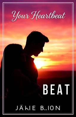 A romantic and captivating book cover featuring a couple in the background, standing closely with a serene expression