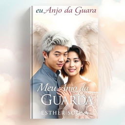 A captivating book cover for the title 'Meu Anjo da Guarda' by Esther Sousa