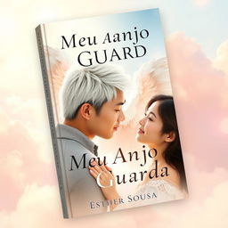 A captivating book cover for the title 'Meu Anjo da Guarda' by Esther Sousa