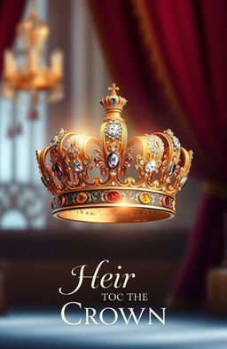 A stunning and beautifully designed crown placed elegantly in the center of the image
