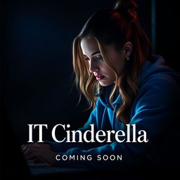 A cinematic poster for the movie titled 'IT Cinderella' with the subtitle 'Cinderella in Modern World'
