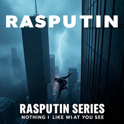 A cinematic movie poster for the 'Rasputin Series' with the subtitle 'Nothing Is Like What You See'