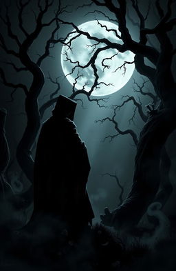 A mysterious scene inspired by 'A Deal with Darkness' by Chamika Dismini