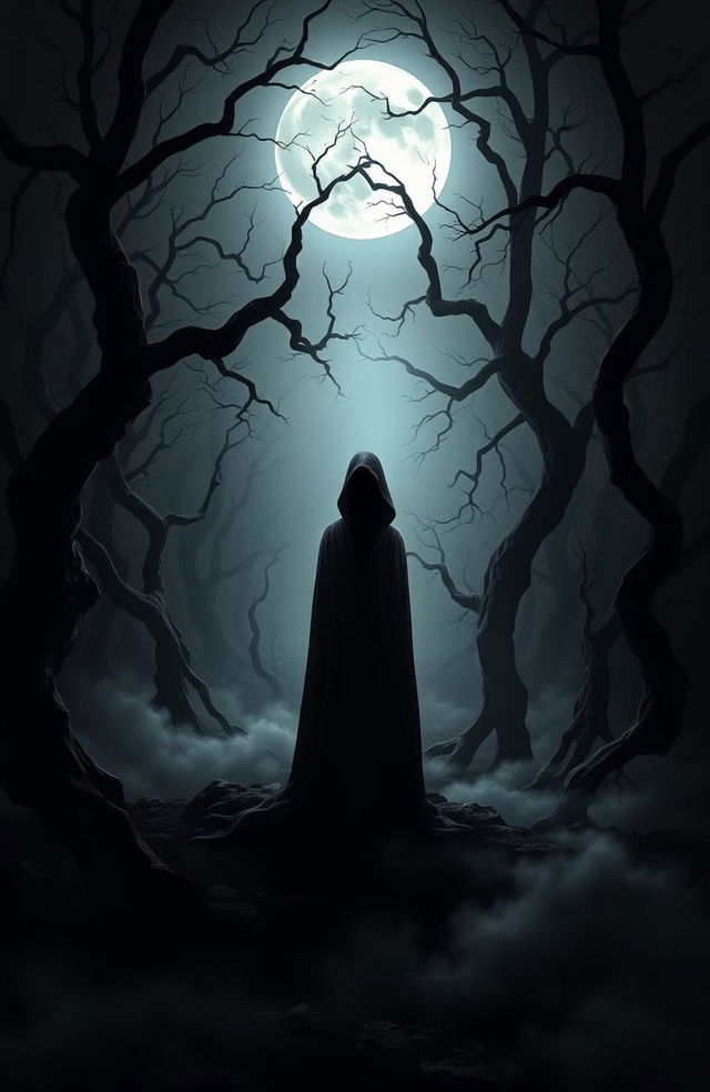 A mysterious scene inspired by 'A Deal with Darkness' by Chamika Dismini