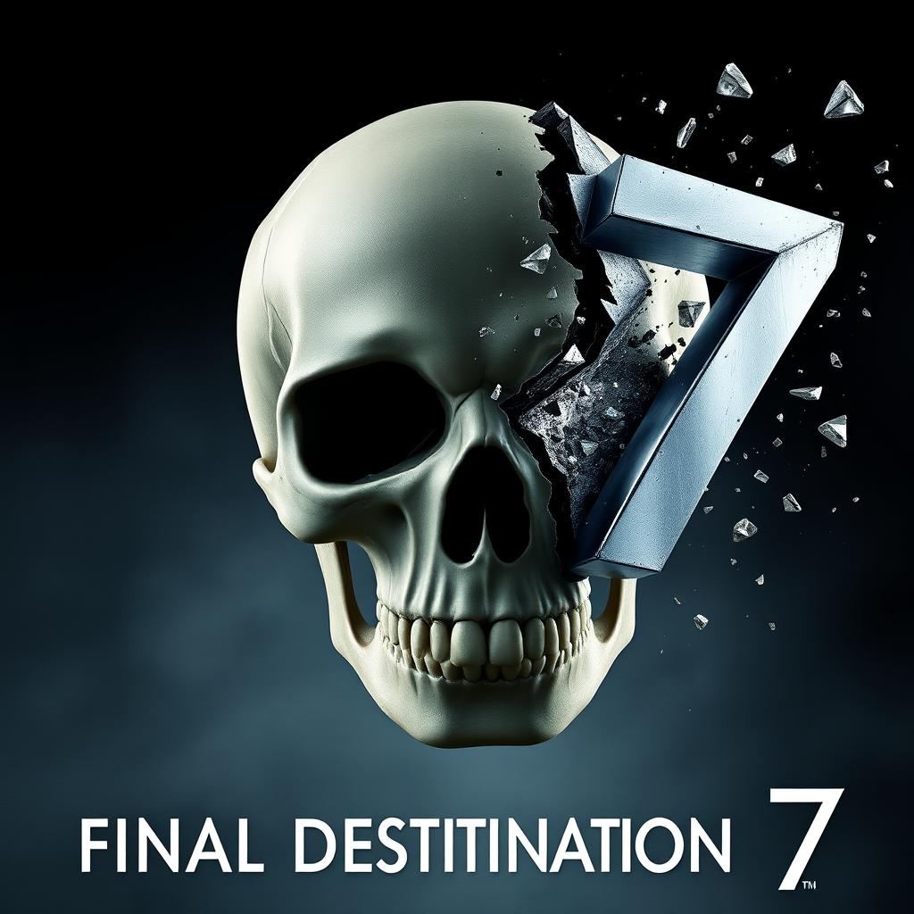 A dramatic movie poster for 'Final Destination 7'