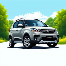 A detailed illustration of a 2011 Chery Tiggo car, showcasing its compact SUV design