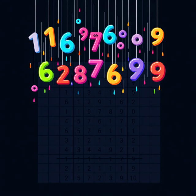 A captivating illustration of a killer Sudoku puzzle, featuring an intricate grid at the center with some numbers filled in