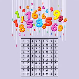 A captivating illustration of a killer Sudoku puzzle, featuring an intricate grid at the center with some numbers filled in