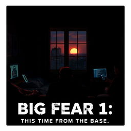 A gripping cinematic poster for the movie title "Big Fear 1" with the subtitle "This Time From The Base"