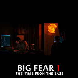 A gripping cinematic poster for the movie title "Big Fear 1" with the subtitle "This Time From The Base"