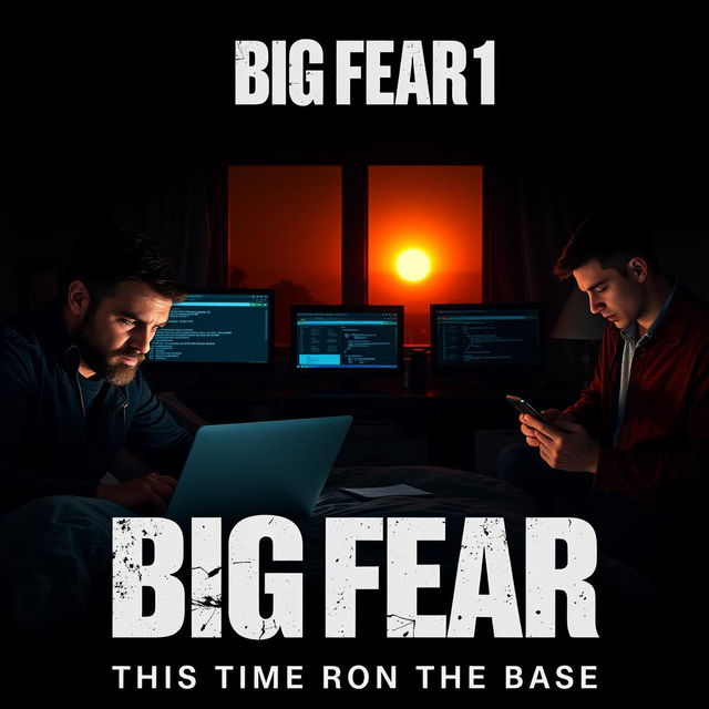 A suspenseful cinematic poster for the movie title "Big Fear 1" with the subtitle "This Time From The Base"