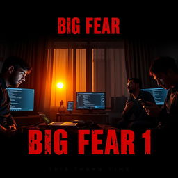 A suspenseful cinematic poster for the movie title "Big Fear 1" with the subtitle "This Time From The Base"