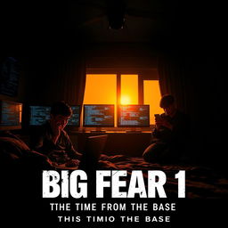 A suspenseful cinematic poster for the movie title "Big Fear 1" with the subtitle "This Time From The Base"