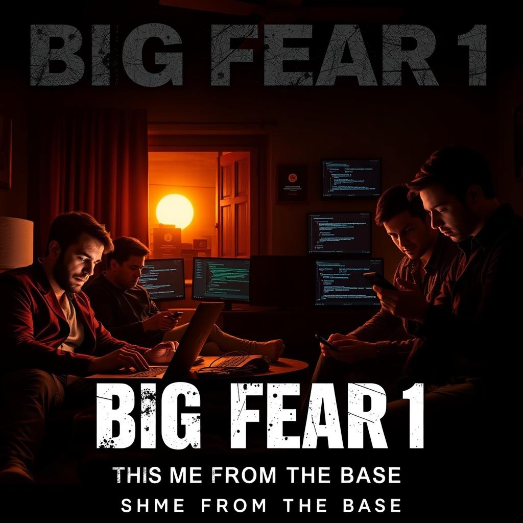 A suspenseful cinematic poster for the movie title "Big Fear 1" with the subtitle "This Time From The Base"