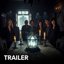 An eerie and atmospheric scene from 'The Conjuring 4: Last Rites (2025)', depicting a chilling moment that captures the horror essence of the franchise