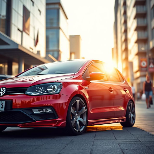 A detailed image of a 2013 Volkswagen Gol with a sporty appearance