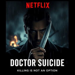 A dramatic movie poster titled 'DOCTOR SUICIDE'