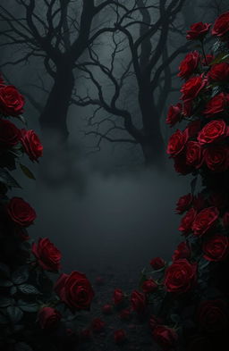 A dark and mysterious setting filled with an aura of intrigue and enchantment