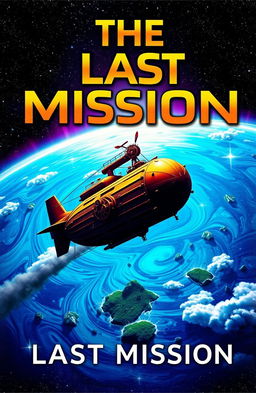 Book cover for a science fiction novel titled 'The Last Mission'