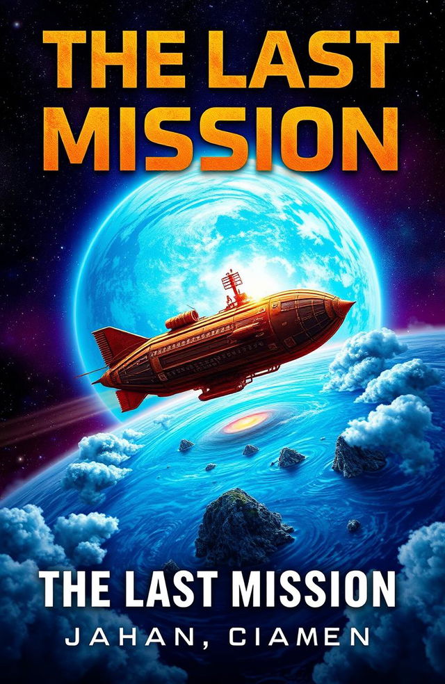 Book cover for a science fiction novel titled 'The Last Mission'