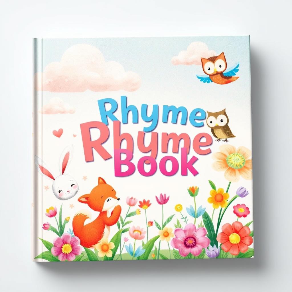 A beautifully illustrated rhyme book cover featuring a whimsical design