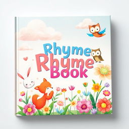 A beautifully illustrated rhyme book cover featuring a whimsical design