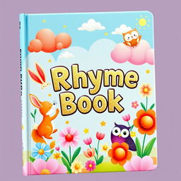 A beautifully illustrated rhyme book cover featuring a whimsical design