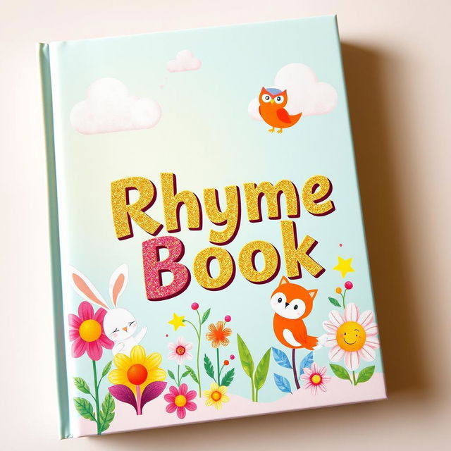 A beautifully illustrated rhyme book cover featuring a whimsical design