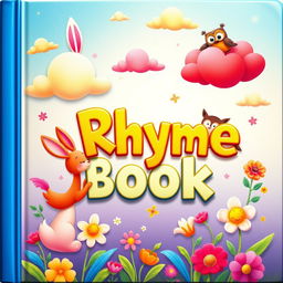 A beautifully illustrated rhyme book cover featuring a whimsical design