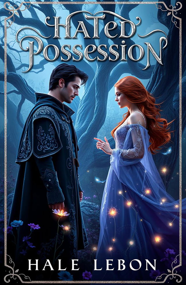 A fantasy romance novel cover for 'Hated Possession'