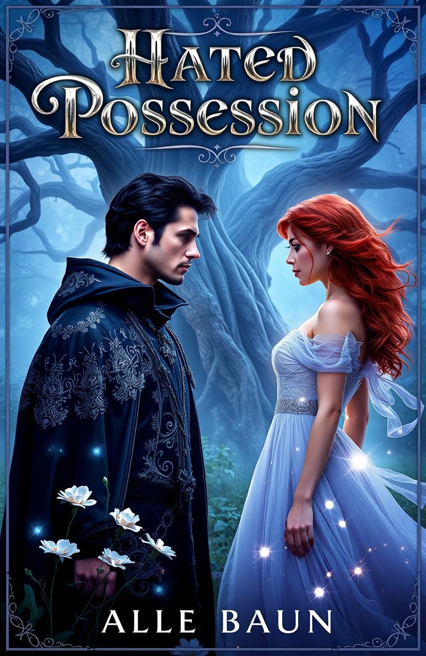 A fantasy romance novel cover for 'Hated Possession'