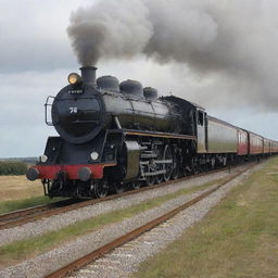 Biggest steam train then compare with human