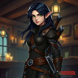 A vibrant and detailed character design for a Dungeons & Dragons character