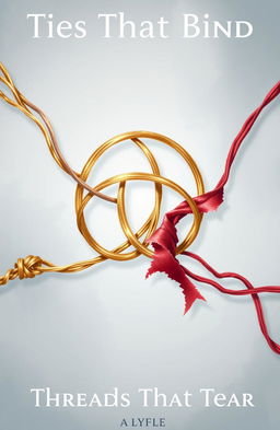 A symbolic representation of "Ties That Bind, Threads That Tear" featuring an abstract design