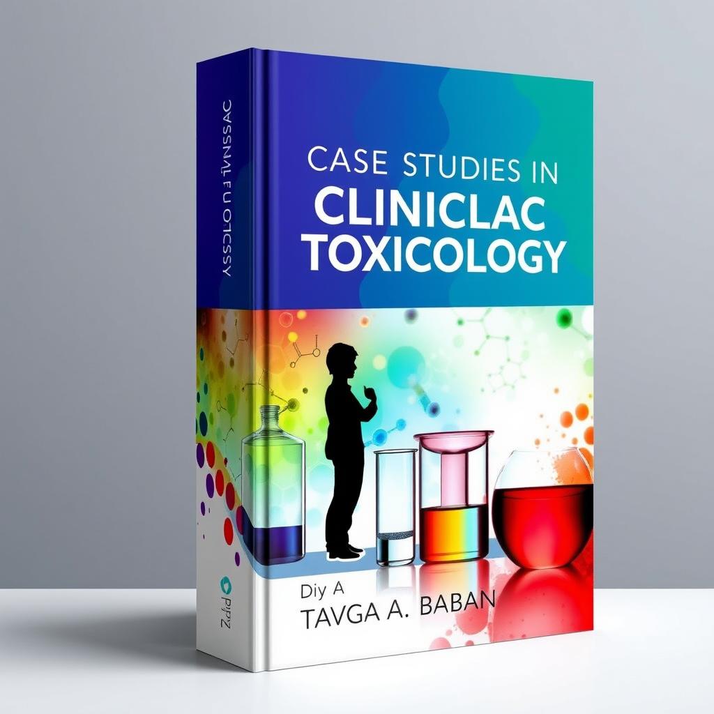 A compelling book cover design for 'Case Studies in Clinical Toxicology' by Tavga A