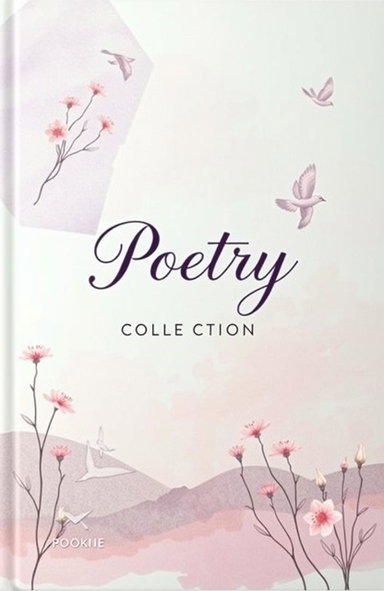 Elegant Poetry Collection Book Cover Design - Idyllic