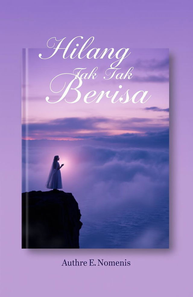 A book cover design for an anthology of poems titled "Hilang Tak Bersisa"