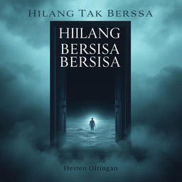 A book cover design for an anthology of poems titled "Hilang Tak Bersisa"