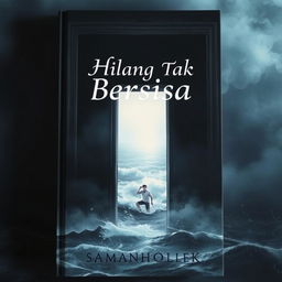 A haunting book cover design that conveys a sense of emptiness