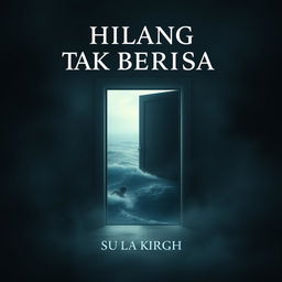 A haunting book cover design that conveys a sense of emptiness