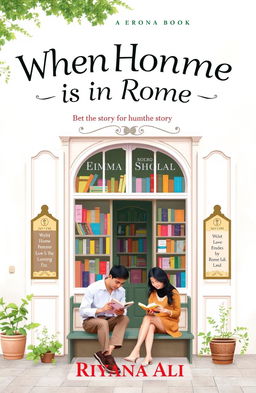 A book cover for the story book 'When Home is in Rome' by Riyana Ali