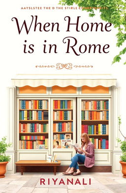 A book cover for the story book 'When Home is in Rome' by Riyana Ali