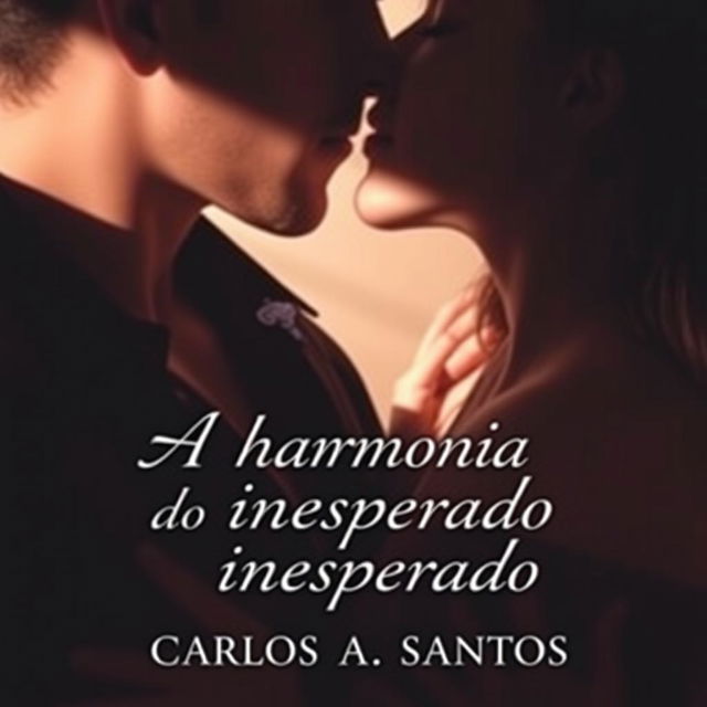 A romantic book cover featuring a man and a woman almost kissing, their faces close together, conveying a sense of intimacy and connection