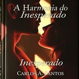 A romantic book cover featuring a man and a woman almost kissing, their faces close together, conveying a sense of intimacy and connection