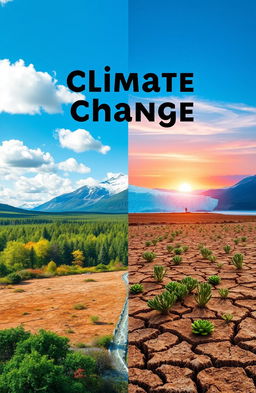 A visually striking representation of climate change effects on the planet