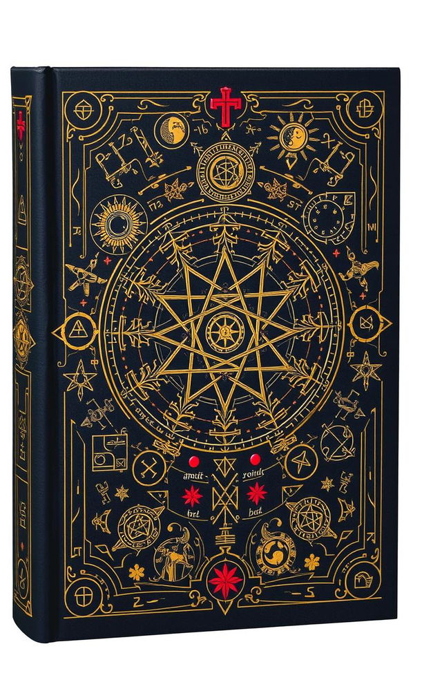 A captivating book cover featuring a multitude of cryptic symbols of various shapes and designs, interwoven and layered to create an intricate, mysterious pattern