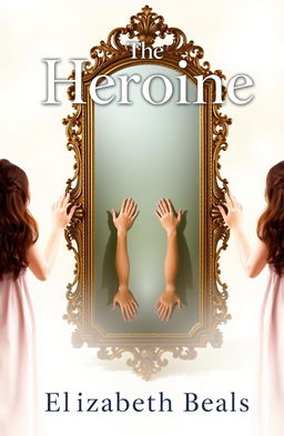 A captivating book cover titled 'The Heroine'