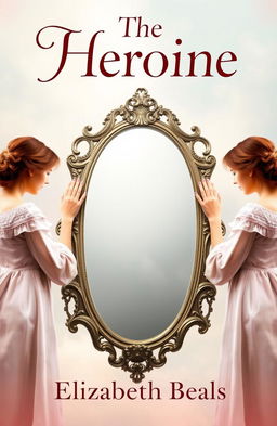 A captivating book cover titled 'The Heroine'